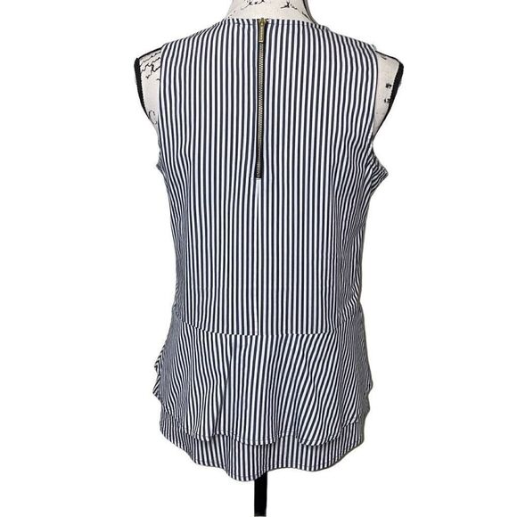 Michael Michael Kors Striped Peplum blouse, Size Small - Picture 4 of 8
